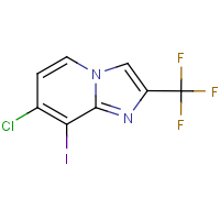 7-Chloro-8-iodo-2-(trifluoromethyl)imidazo[1,2-a]pyridine