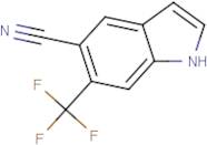 6-(Trifluoromethyl)-1H-indole-5-carbonitrile