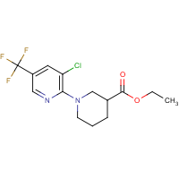 Ethyl 1-[3-chloro-5-(trifluoromethyl)pyridin-2-yl]piperidine-3-carboxylate