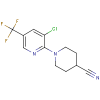 1-[3-Chloro-5-(trifluoromethyl)-2-pyridinyl]-4-piperidinecarbonitrile