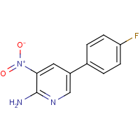 5-(4-Fluorophenyl)-3-nitro-2-pyridinylamine