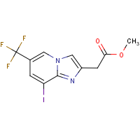 Methyl [8-iodo-6-(trifluoromethyl)imidazo[1,2-a]pyridin-2-yl]acetate