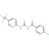 1-[(4-Chlorophenyl)carbonyl]-3-[5-(trifluoromethyl)pyridin-2-yl]thiourea