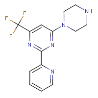 4-Piperazino-2-(2-pyridinyl)-6-(trifluoromethyl)pyrimidine