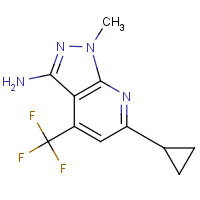 3-Amino-6-cyclopropyl-1-methyl-4-(trifluoromethyl)-1H-pyrazolo[3,4-b]pyridine