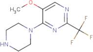 5-Methoxy-4-(piperazin-1-yl)-2-(trifluoromethyl)pyrimidine