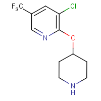 3-Chloro-5-(trifluoromethyl)-2-pyridinyl 4-piperidinyl ether