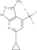 3-Amino-6-cyclopropyl-4-(trifluoromethyl)-1H-pyrazolo[3,4-b]pyridine