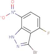 3-Bromo-4-fluoro-7-nitro-1H-indazole