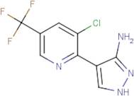 4-[3-Chloro-5-(trifluoromethyl)-2-pyridinyl]-1H-pyrazol-3-amine