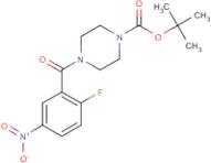 tert-Butyl 4-[(2-fluoro-5-nitrophenyl)carbonyl]piperazine-1-carboxylate