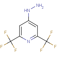 4-Hydrazinyl-2,6-bis(trifluoromethyl)pyridine