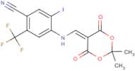 4-{[(2,2-Dimethyl-4,6-dioxo-1,3-dioxan-5-ylidene)methyl]amino}-5-iodo-2-(trifluoromethyl)benzonitrile