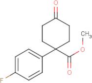 Methyl 1-(4-fluorophenyl)-4-oxocyclohexane-1-carboxylate