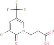 3-[3-Chloro-2-oxo-5-(trifluoromethyl)-1,2-dihydropyridin-1-yl]propanoic acid