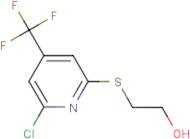 2-{[6-Chloro-4-(trifluoromethyl)pyridin-2-yl]sulfanyl}ethan-1-ol