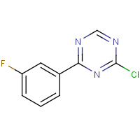 2-Chloro-4-(3-fluorophenyl)-1,3,5-triazine