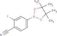 2-Fluoro-4-(4,4,5,5-tetramethyl-1,3,2-dioxaborolan-2-yl)benzonitrile