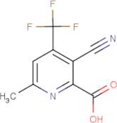 3-Cyano-6-methyl-4-(trifluoromethyl)pyridine-2-carboxylic acid