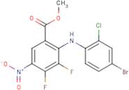 Methyl 2-[(4-bromo-2-chlorophenyl)amino]-3,4-difluoro-5-nitrobenzoate