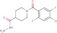 1-(4-Chloro-2,5-difluorobenzoyl)piperidine-4-carbohydrazide