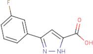 3-(3-Fluorophenyl)-1H-pyrazole-5-carboxylic acid