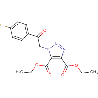 Diethyl 1-[2-(4-fluorophenyl)-2-oxoethyl]-1H-1,2,3-triazole-4,5-dicarboxylate