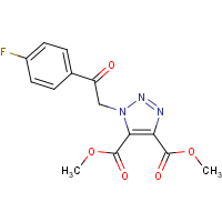 Dimethyl 1-[2-(4-fluorophenyl)-2-oxoethyl]-1H-1,2,3-triazole-4,5-dicarboxylate