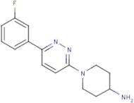 1-[6-(3-Fluorophenyl)pyridazin-3-yl]piperidin-4-amine