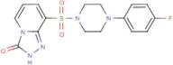 8-{[4-(4-Fluorophenyl)piperazin-1-yl]sulfonyl}[1,2,4]triazolo[4,3-a]pyridin-3(2H