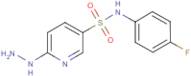 N-(4-Fluorophenyl)-6-hydrazinopyridine-3-sulfonamide