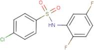 4-Chloro-N-(2,5-difluorophenyl)benzenesulfonamide