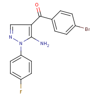 [5-Amino-1-(4-fluorophenyl)-1H-pyrazol-4-yl](4-bromophenyl)methanone