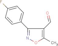 3-(4-Fluorophenyl)-5-methylisoxazole-4-carboxaldehyde