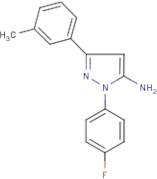 1-(4-Fluorophenyl)-3-(3-methylphenyl)-1H-pyrazol-5-amine