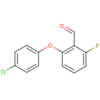 2-(4-Chlorophenoxy)-6-fluorobenzaldehyde