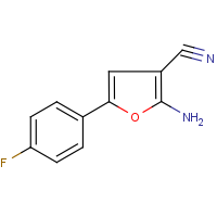 2-Amino-5-(4-fluorophenyl)furan-3-carbonitrile