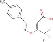 3-(4-Methylphenyl)-5-(trifluoromethyl)isoxazole-4-carboxylic acid