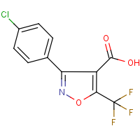 3-(4-Chlorophenyl)-5-(trifluoromethyl)isoxazole-4-carboxylic acid