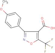 3-(4-Methoxyphenyl)-5-(trifluoromethyl)isoxazole-4-carboxylic acid