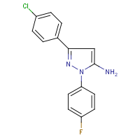 3-(4-Chlorophenyl)-1-(4-fluorophenyl)-1H-pyrazol-5-amine