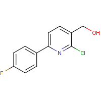 [2-Chloro-6-(4-fluorophenyl)pyridin-3-yl]methanol