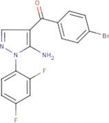 [5-Amino-1-(2,4-difluorophenyl)-1H-pyrazol-4-yl](4-bromophenyl)methanone