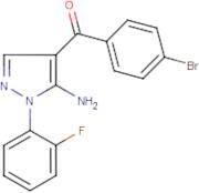 [5-Amino-1-(2-fluorophenyl)-1H-pyrazol-4-yl](4-bromophenyl)methanone