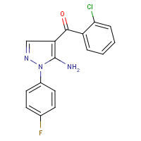 [5-Amino-1-(4-fluorophenyl)-1H-pyrazol-4-yl](2-chlorophenyl)methanone