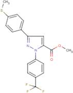 Methyl 1-[4-(trifluoromethyl)phenyl]-3-[4-(methylthio)phenyl]-1H-pyrazole-5-carboxylate