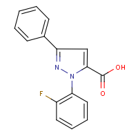 1-(2-Fluorophenyl)-3-phenyl-1H-pyrazole-5-carboxylic acid