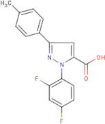 1-(2,4-Difluorophenyl)-3-(4-methylphenyl)-1H-pyrazole-5-carboxylic acid