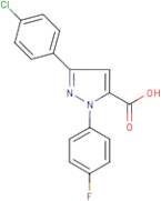 3-(4-Chlorophenyl)-1-(4-fluorophenyl)-1H-pyrazole-5-carboxylic acid