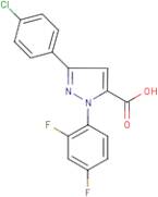 3-(4-Chlorophenyl)-1-(2,4-difluorophenyl)-1H-pyrazole-5-carboxylic acid